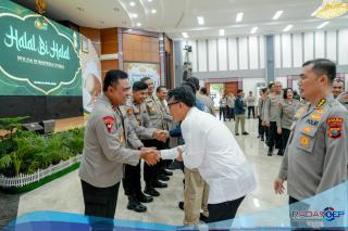 Hangat dan Penuh Kebersamaan, Halal Bihalal Polda Sumut Pererat Hubungan Antar Personel